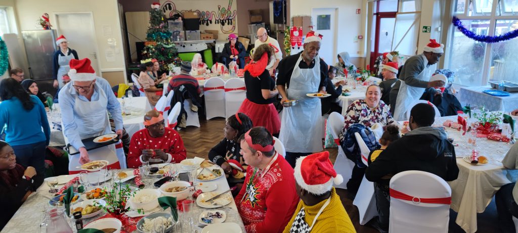 Christmas party at Stanhope Wellbeing Hub 2023