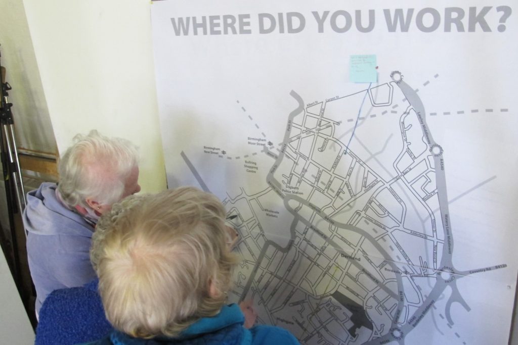 Where did you work? Finding out about local residents.